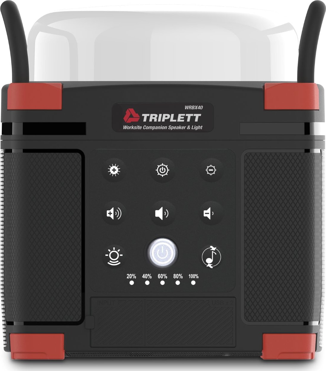 Triplett WRBX40 - Worksite Companion Speaker and Light