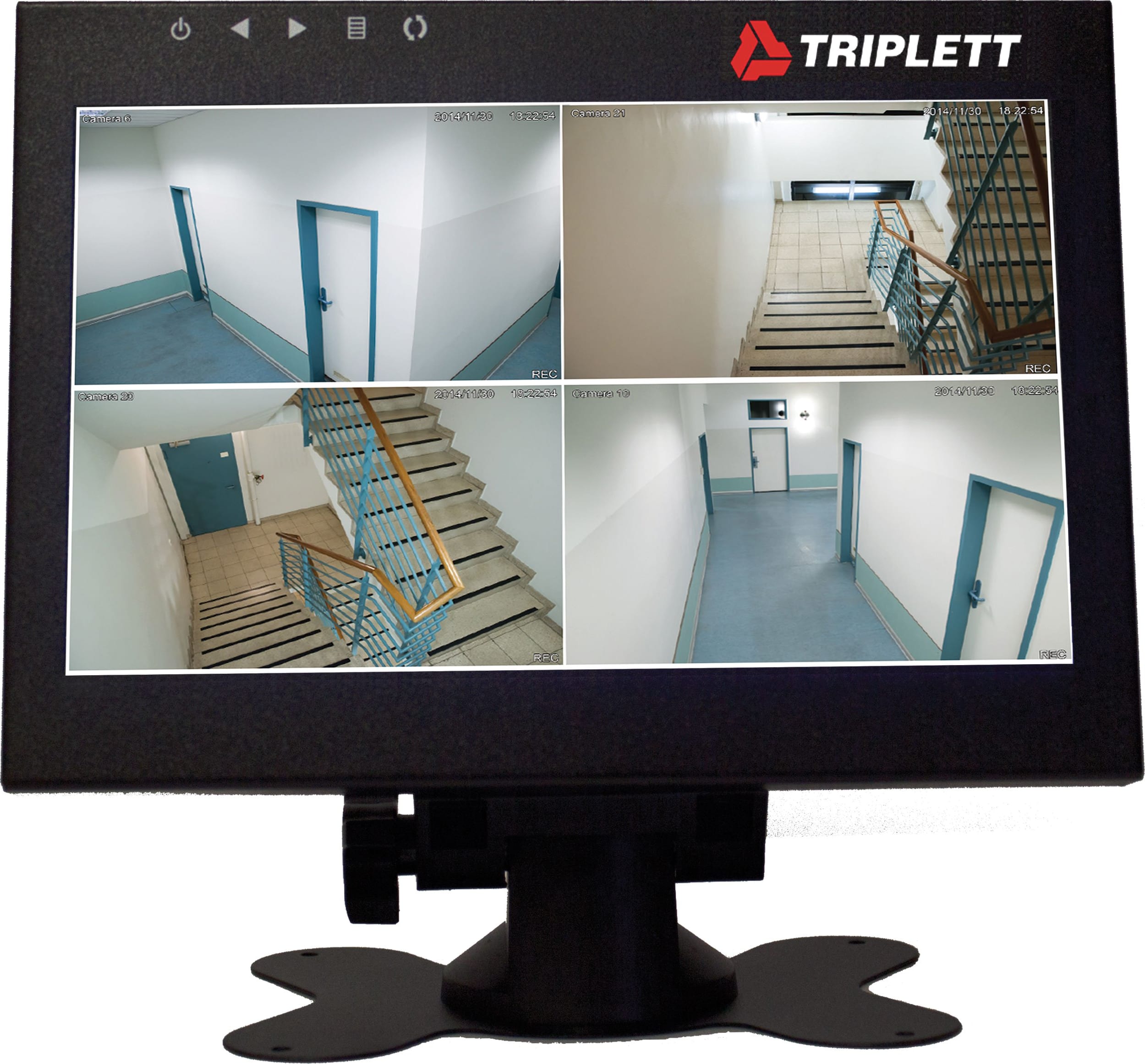 Triplett HDCM2 7 inch HD LED Monitor with HDMI, VGA, AV/Composite and BNC inputs, Next Generation