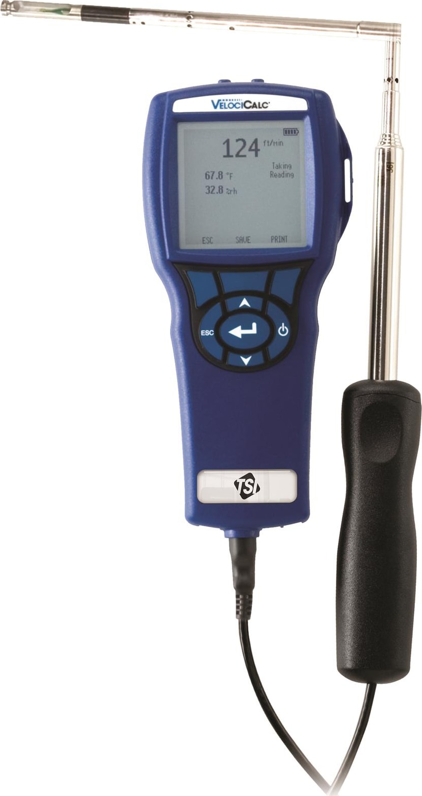 TSI 9565-A-NB Velocicalc Multi-function Ventilation Meter w/ Articulated, Telescopic Probe (Non-Bluetooth)