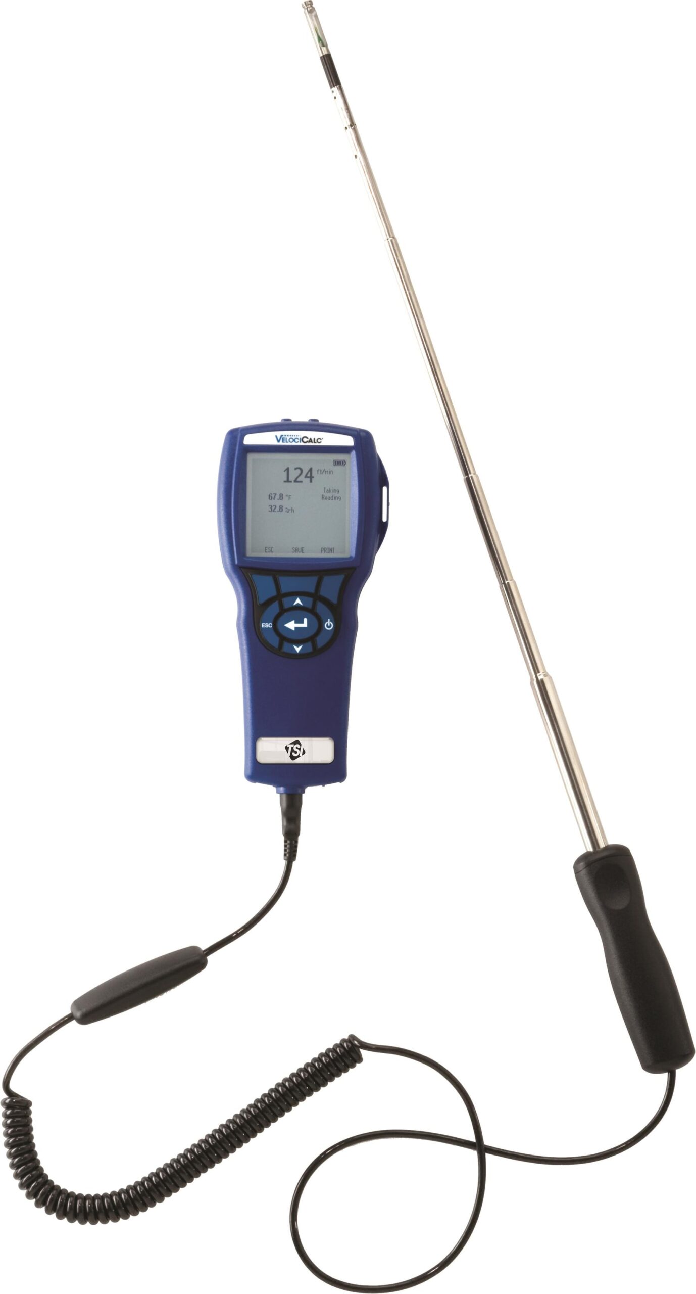 TSI 9565 - VelociCalc Multi-Function Ventilation Meter with Straight Probe