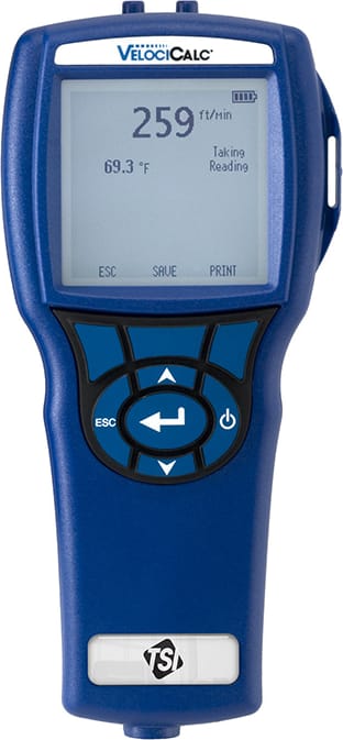 TSI 9565-X-NB Velocicalc Multi-function Ventilation Meter (Non-Bluetooth)