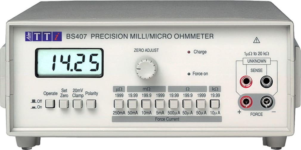 TTi BS407 Micro Ohm Meter