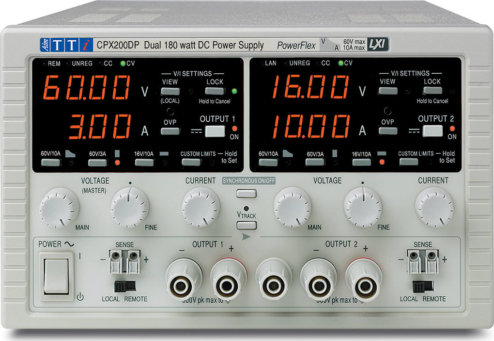 TTi CPX200DP - PowerFlex DC Power Supply Dual Outputs with USB, RS232 and LAN Interfaces