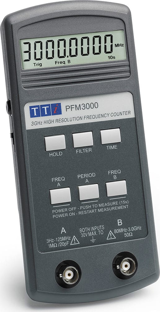 TTi PFM3000 - 3GHz Hand-Held Counter