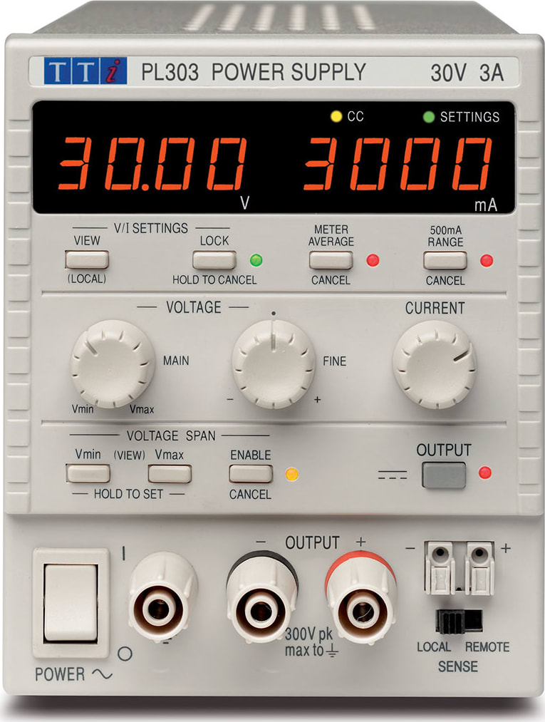 TTi PL303 - Single Precision DC Bench Power Supplies, 0-30V/0-3A