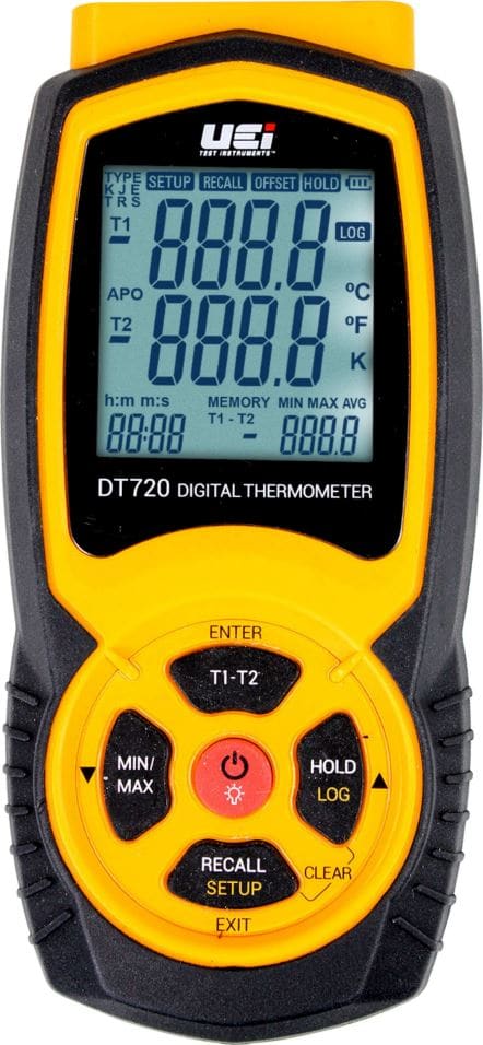 UEi DT720 - 2-Channel Differential Thermometer