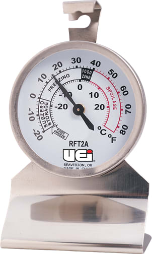 UEi RFT2A - Refrigerator/ Freezer Dail Thermometer