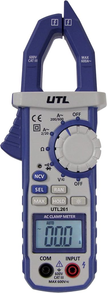 UEi UTL261 - CAT III Digital Clamp Meter (200 A AC)