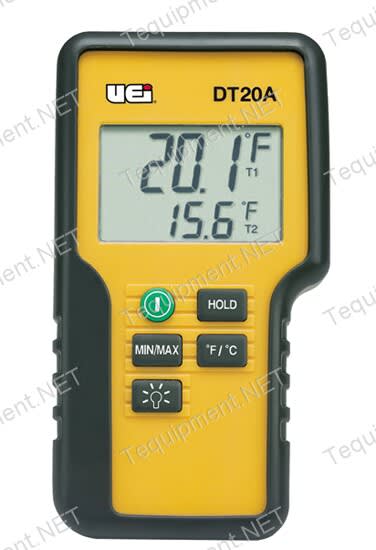 UEi DT20A -58 to 571°F Digital Temperature Tester Dual Input with 2 ATT55A Probes