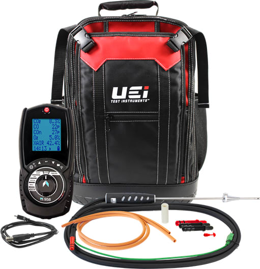 KANE 958 - Commercial/Industrial Combustion Analyzer with O2/CO Sensors