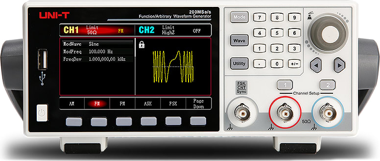 UNI-T UTG1022X - Function / Arbitrary Waveform Generator (2 Channel / 20 MHz)