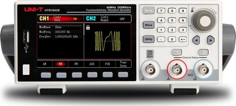UNI-T UTG1042X - Function / Arbitrary Waveform Generator (2 Channel / 40 MHz)