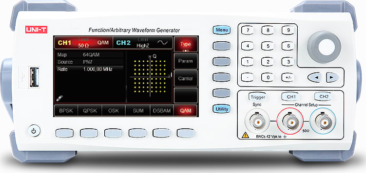 UNI-T UTG2062B - Function / Arbitrary Waveform Generator (2 Channels / 60 MHz)