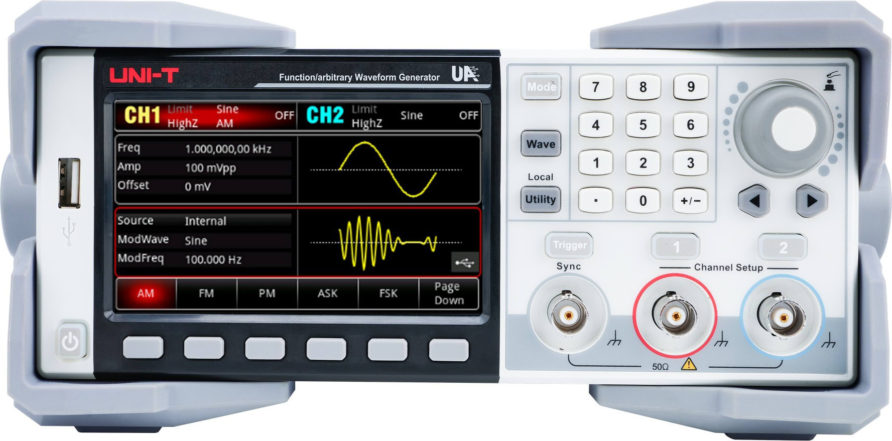 UNI-T UTG2062X - Advanced-Series Arbitrary Waveform Generator (2 Channels / 60MHz)