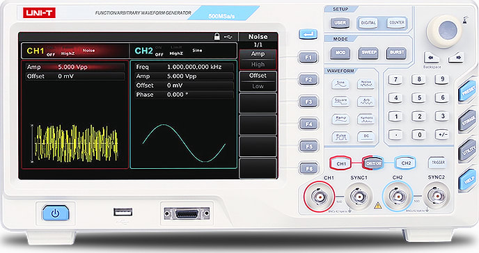 UNI-T UTG4082A - Function/Arbitrary Waveform Generator (2 Channel / 80 MHz)