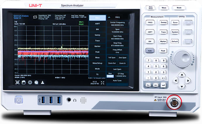 UNI-T UTS1015B - Benchtop Spectrum Analyzer (9kHz - 1.5GHz)