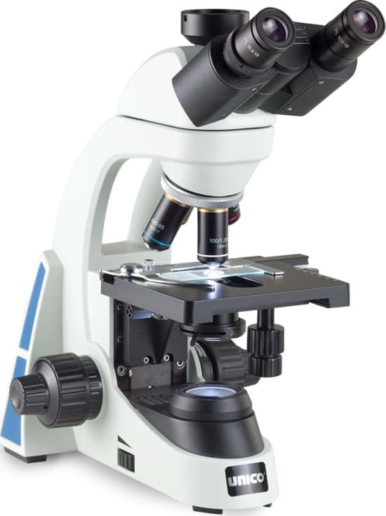 Unico M283PL - Trinocular Basic Lab Microscope with Plan-Achromatic Objectives