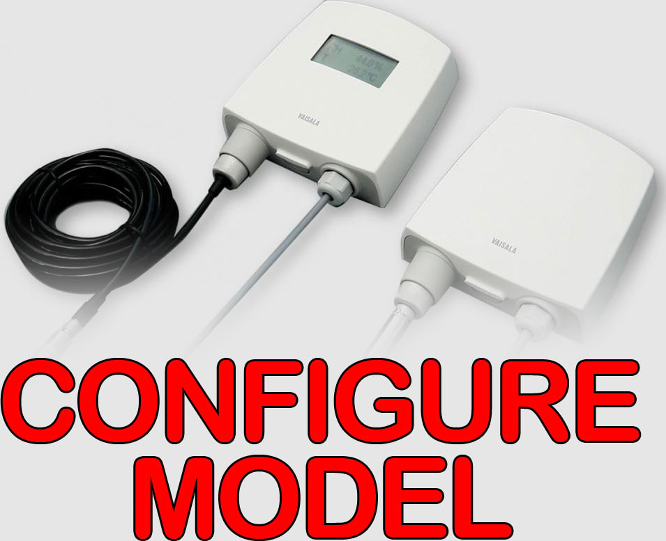 Vaisala HMT120 Humidity and Temperature Transmitter with NIST Calibration Certificate, Configure Model
