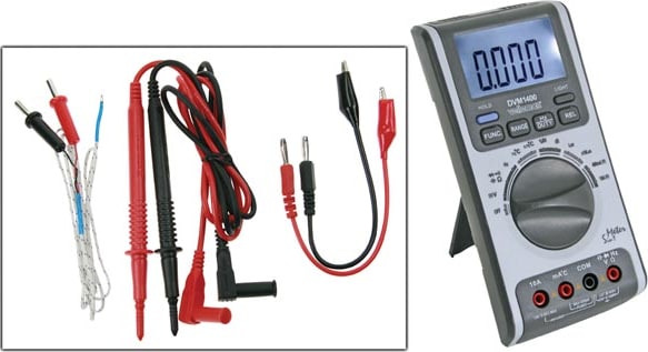 Velleman DVM1400 Digital Multimeter 5 IN 1 - DMM - TEMP - HUMIDITY - SOUND - LUX