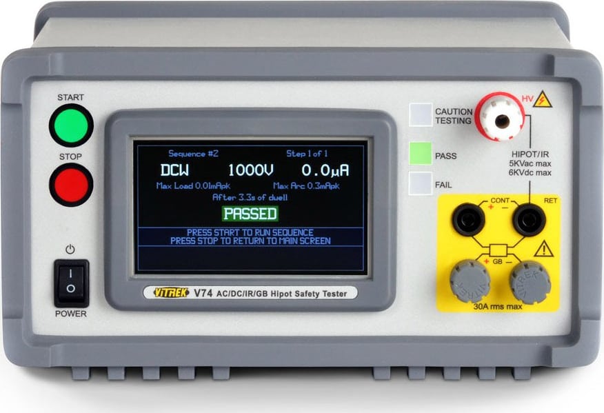 Vitrek V70 - 5KVAC Hipot Tester Programmable RS232~USB