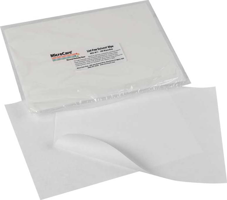 MicroCare MCC-W11 - SMT Stencil Wipe, Economy Grade, Large (8.5x11'), 100 Sheets