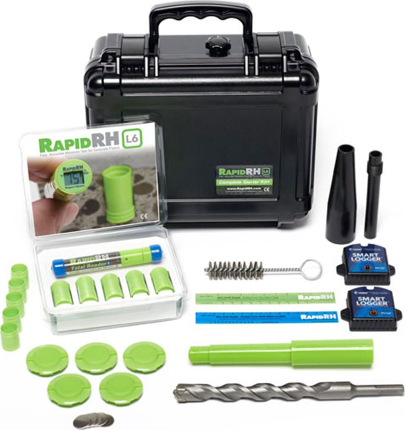 Wagner Meters Concrete Moisture Kit C - Concrete Moisture Test Starter Kit+ with Rapid RH L6