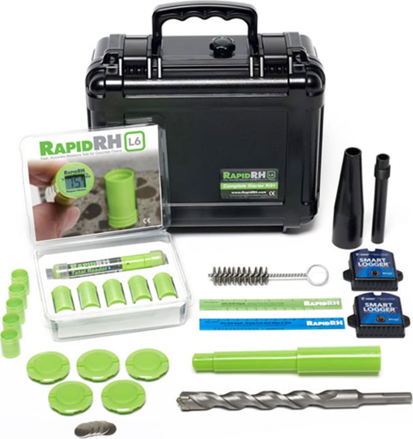 Wagner Meters Concrete Moisture Kit F - Concrete Moisture Test Starter Kit+ with Rapid RH L6