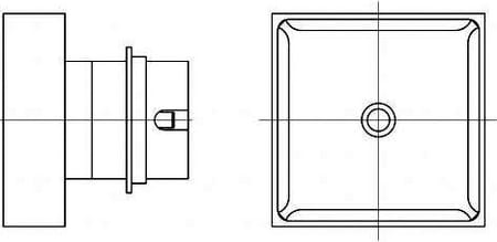 Weller 0058736891 NQ50 HotGas Nozzle 36,0X36,0