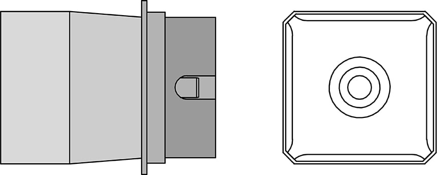 Weller 0058750739 - Hot air nozzle, four sides heated
