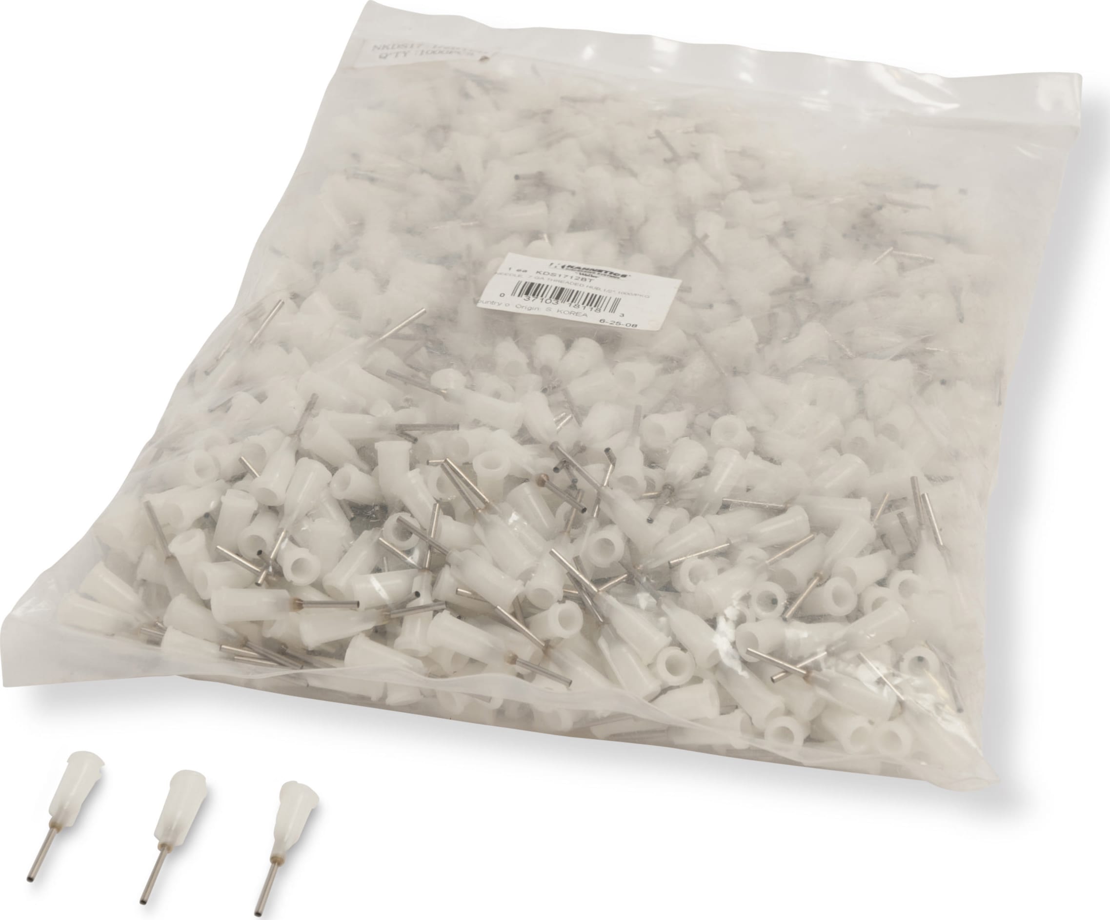 Weller KDS1712BT Needle, 17 GA Threaded Hub, 1/2',1000/PK
