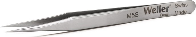 Weller M5S - Micro-Tweezers, Straight, Very Pointed Tip, 3'