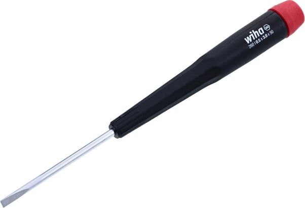 Wiha 96030 - Precision Slotted Screwdriver, 3.0 X 50MM, 5.7″ OAL