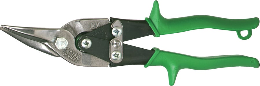 Crescent Wiss M2R - Right Cut Snips, Green, 9.75' OAL, Metal Master Series
