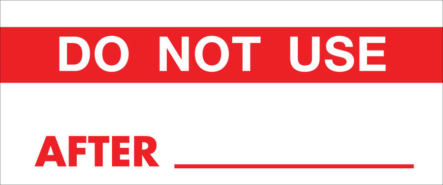 Brady WOX-18 - Labels, Do Not Use, 1.5x.625', 14/card