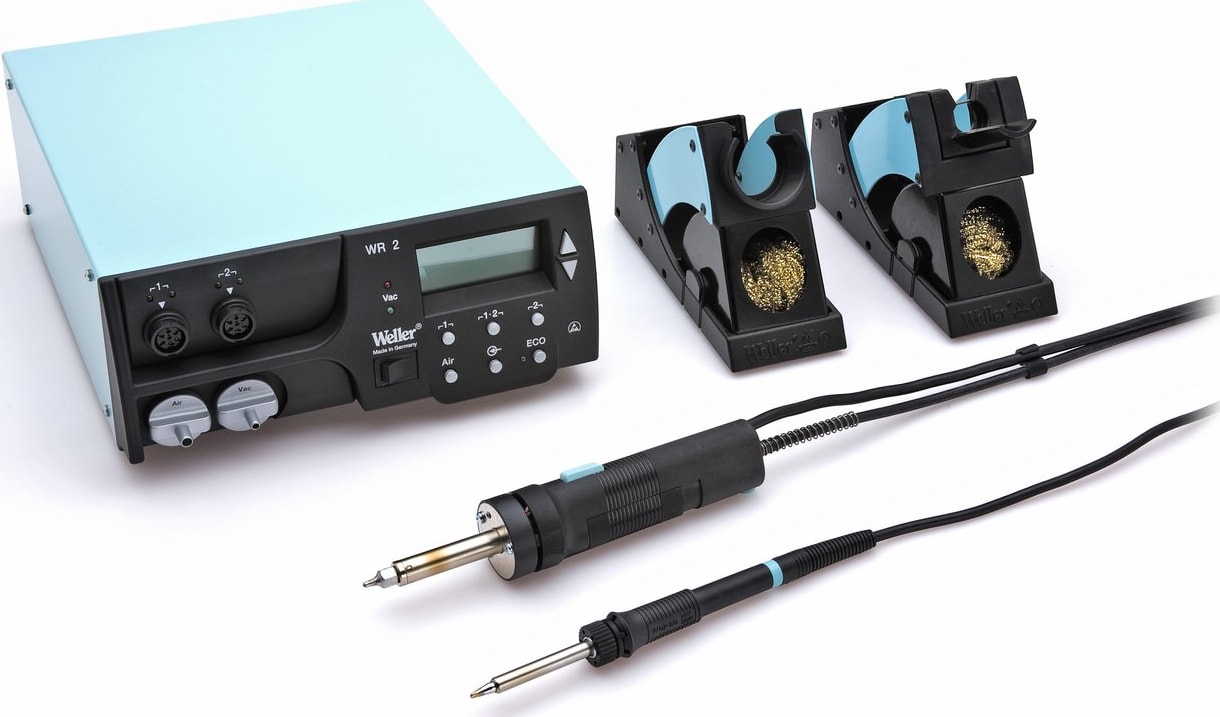 Weller WR2000VX - Two Channel Digital Rework Station (300 watt), with WSP80, DXV80