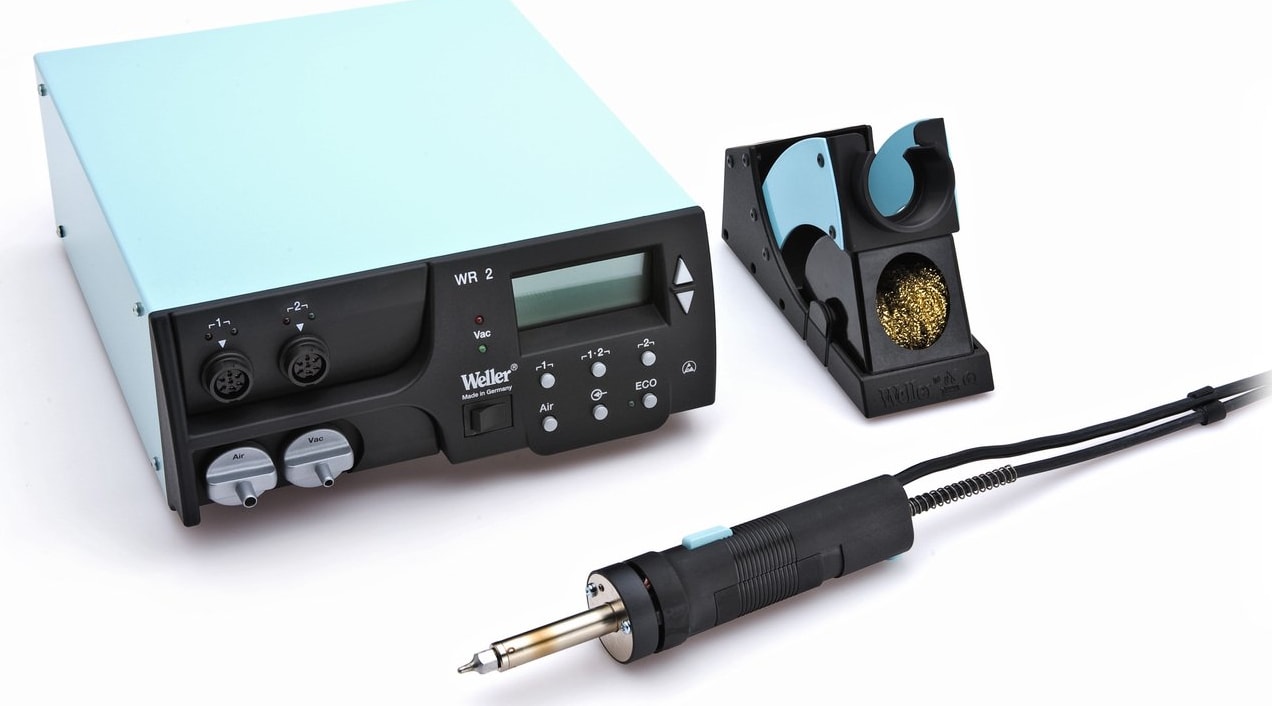 Weller WR2000X - Two Channel Digital Rework Station (300 watt), with DXV80 Iron