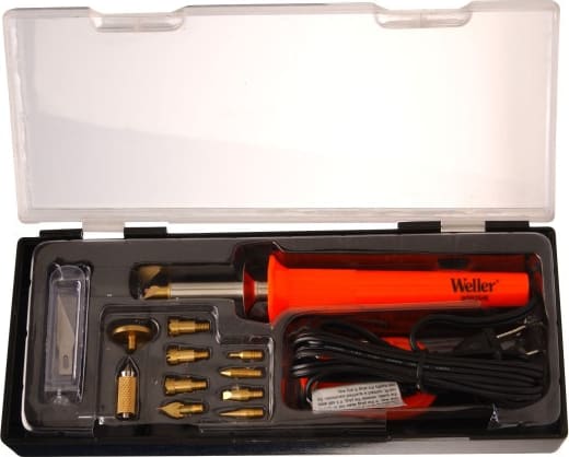 Weller WSB25WB 15 Piece 25 Watt Short Barrel Woodburning Kit
