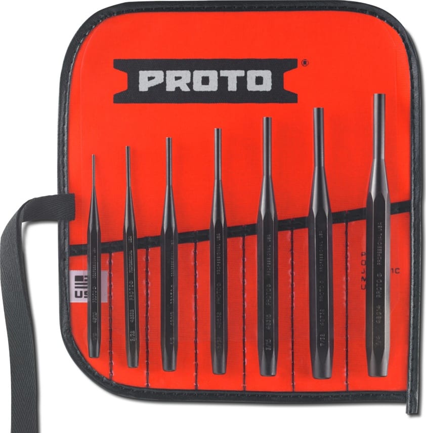 Proto J48007 - Drive Pin Punch Set7 Piecess teel