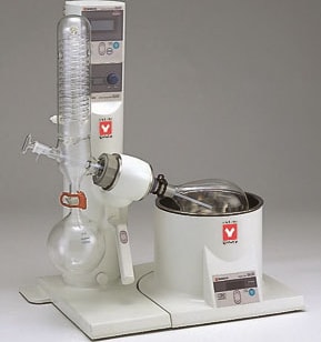 Yamato RE-601-BW2 - Rotary Evaporator w/ BM510 Water Bath (4L) & Glassware Set B, VR600 Controller