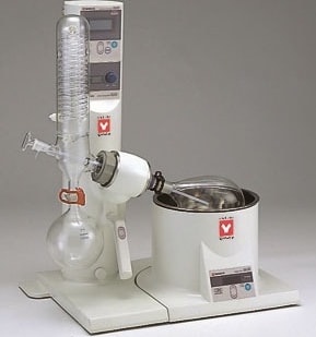 Yamato RE-801-BW2 - Rotary Evaporator w/ BM510 Water Bath (4L) & Glassware Set B, VR800 Controller