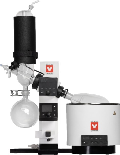 Yamato REV-212M-BW2A - Digital Rotary Evaporator w/ Vacuum Controller, BM312A Water Bath (5L) & Glassware Set B, 220V