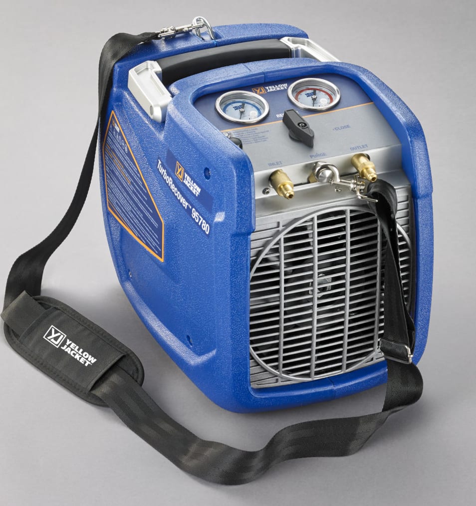 Yellow Jacket 95782 - TurboRecover Refrigerant Recovery Machine with Tank Overfill Switch