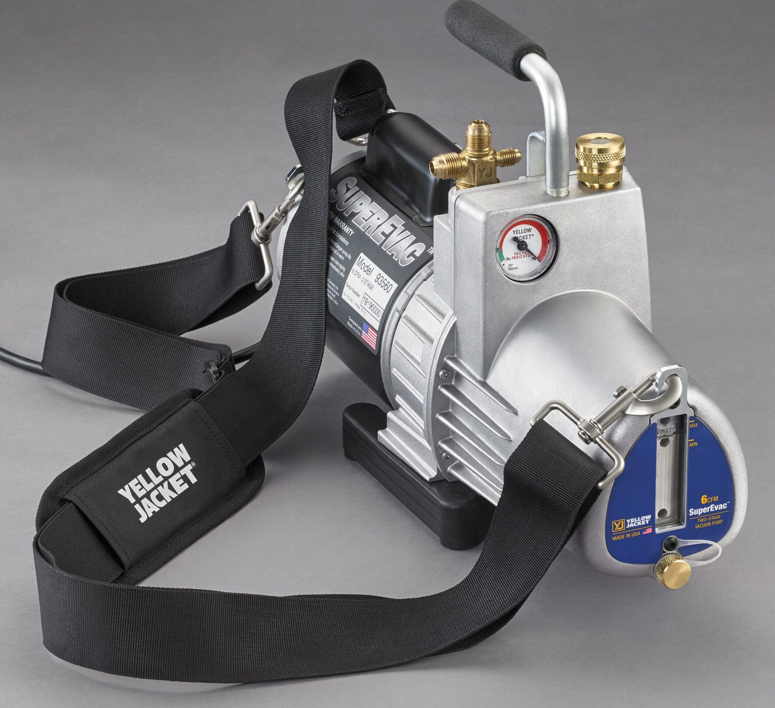 Yellow Jacket 93560 - SuperEvac Vacuum Pump, 6.0 CFM