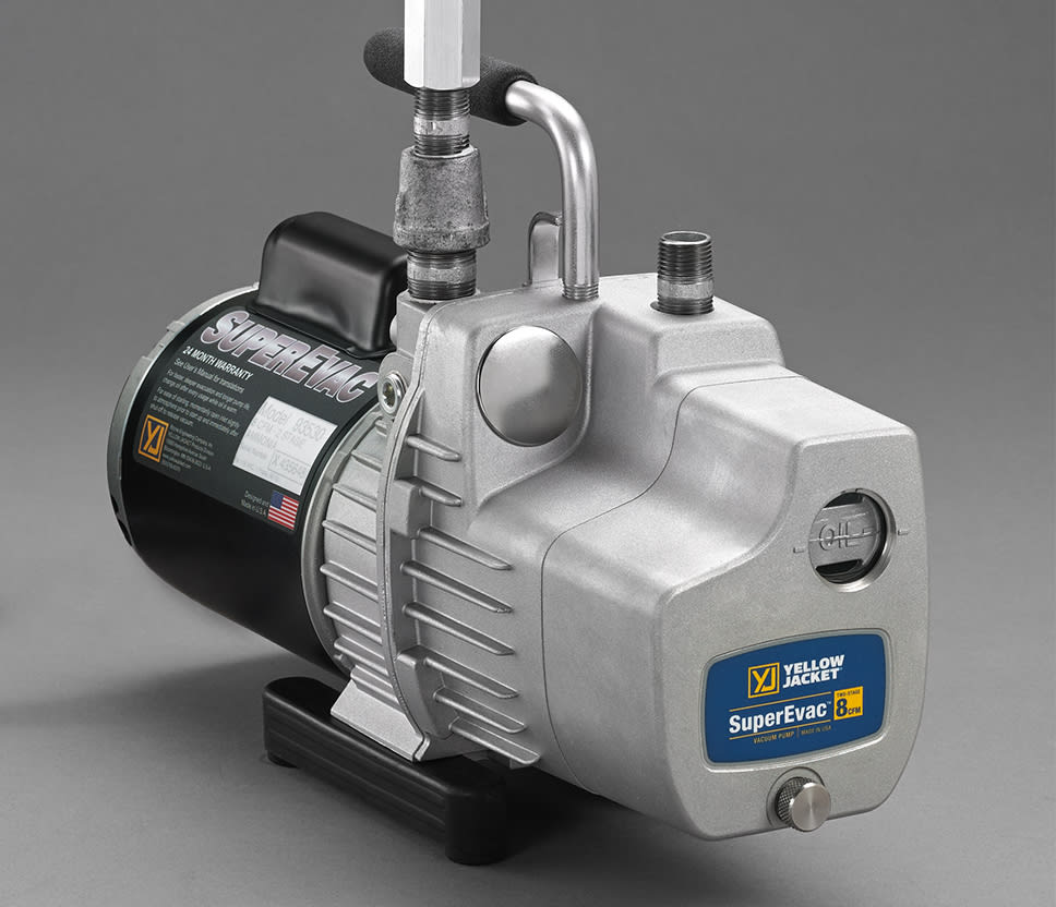 Yellow Jacket 93533 SuperEvac Pump for Ammonia Systems 190 L/M, 115/230V, 50 Hz