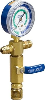 Yellow Jacket 93852 3/8' SuperEvac Manifold 1-Valve 1/4' Schrader F Fl