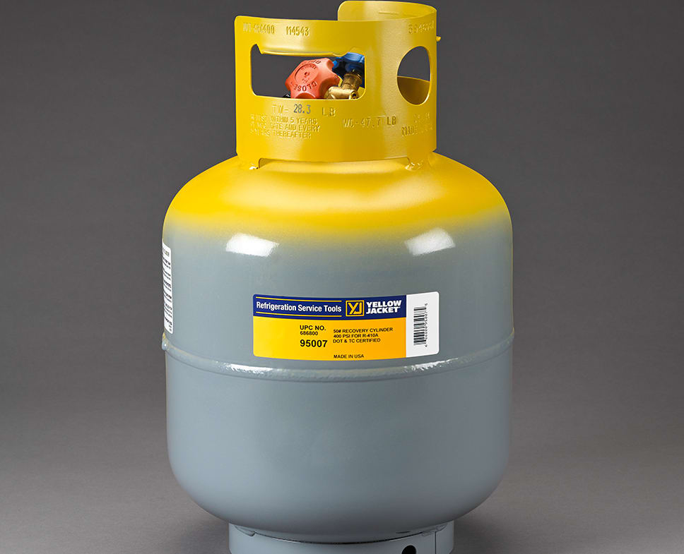 Yellow Jacket 95002 - 30 lb. 400 PSI Cylinder DOT 400