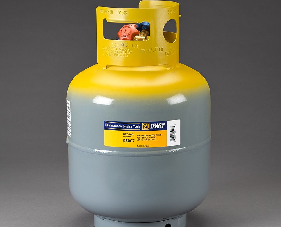 Yellow Jacket 95007 Refrigerant Recovery Cylinder, 50 lbs