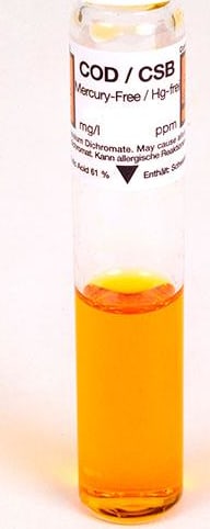 YSI COD3-F TC (HR) COD, HR+, Hg Free, Vial Reagent, pack of 25