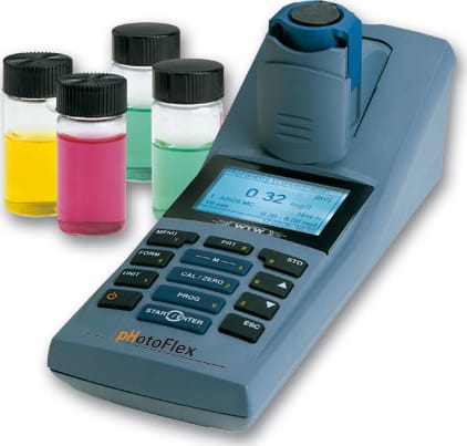 YSI pHotoFlex pH LED Filter pHotoFlex Colorimeter With 6 Wavelengths, 38 Pre-Defined Tests, 100 User
