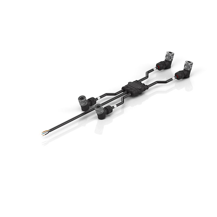 ZC2000-0000-0021 | Splitter cable, for XPlanar tile APS4322-0000-0000, 2 x 2 layout, PVC, fixed installation